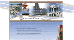 Desktop Screenshot of chestercountysctax.com